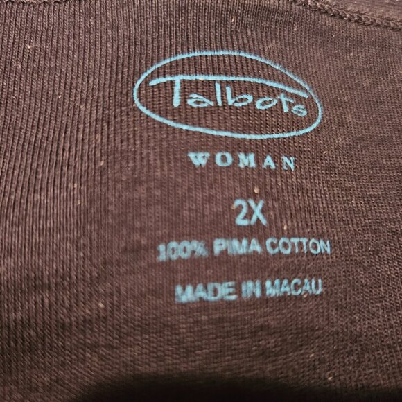 Talbots Woman Deep Blue Cardigan  2X - Picture 5 of 7